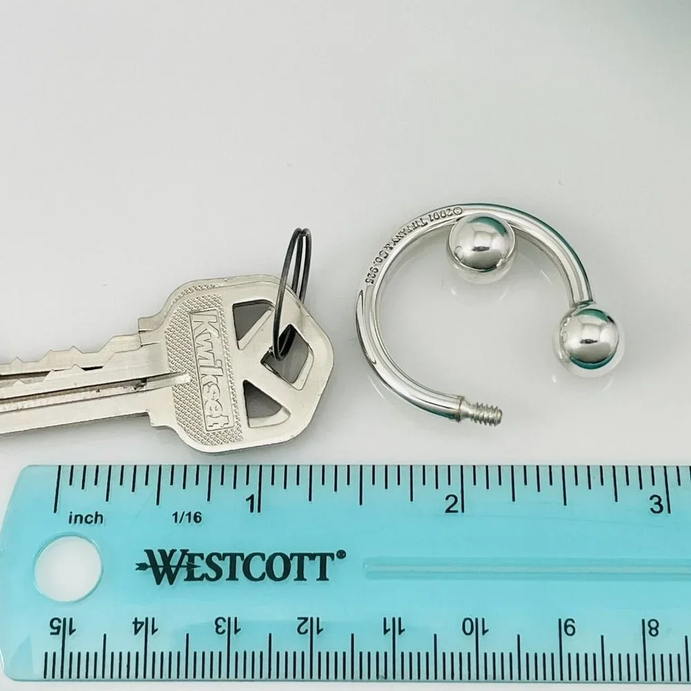 Tiffany & Co Horseshoe Key Ring Chain in Sterling Silver Unisex